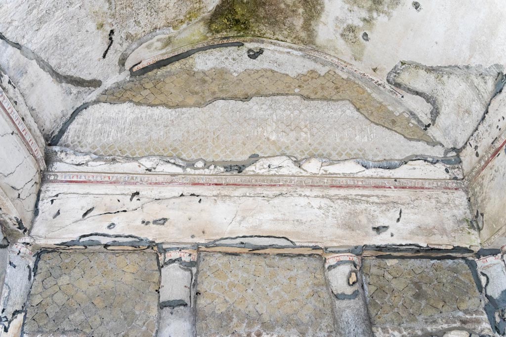 Herculaneum Suburban Baths. October 2023.
Upper vaulted north wall of possible waiting room or diaeta. Photo courtesy of Johannes Eber.